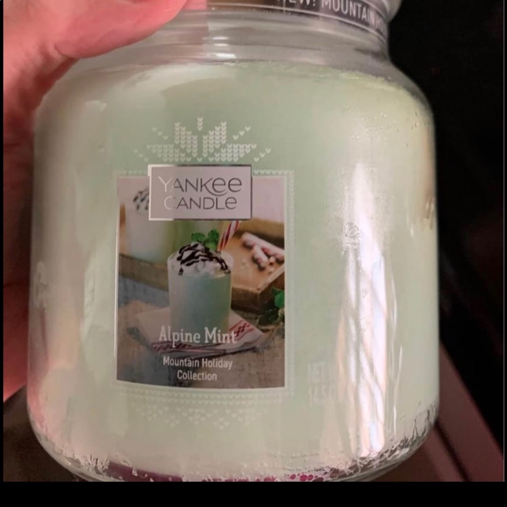 Yankee candle in alpine mint